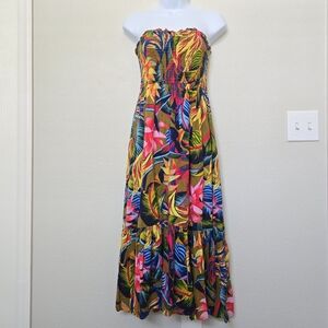Aerie Floral Midi Dress size XS